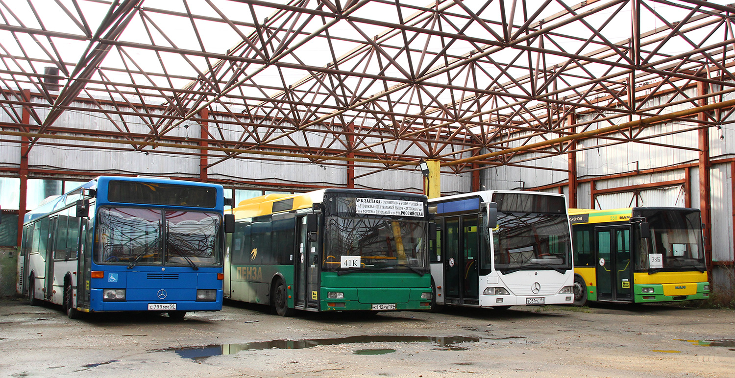 Пензенская область, Mercedes-Benz O405N2 № С 799 ММ 58; Пензенская область — АТП