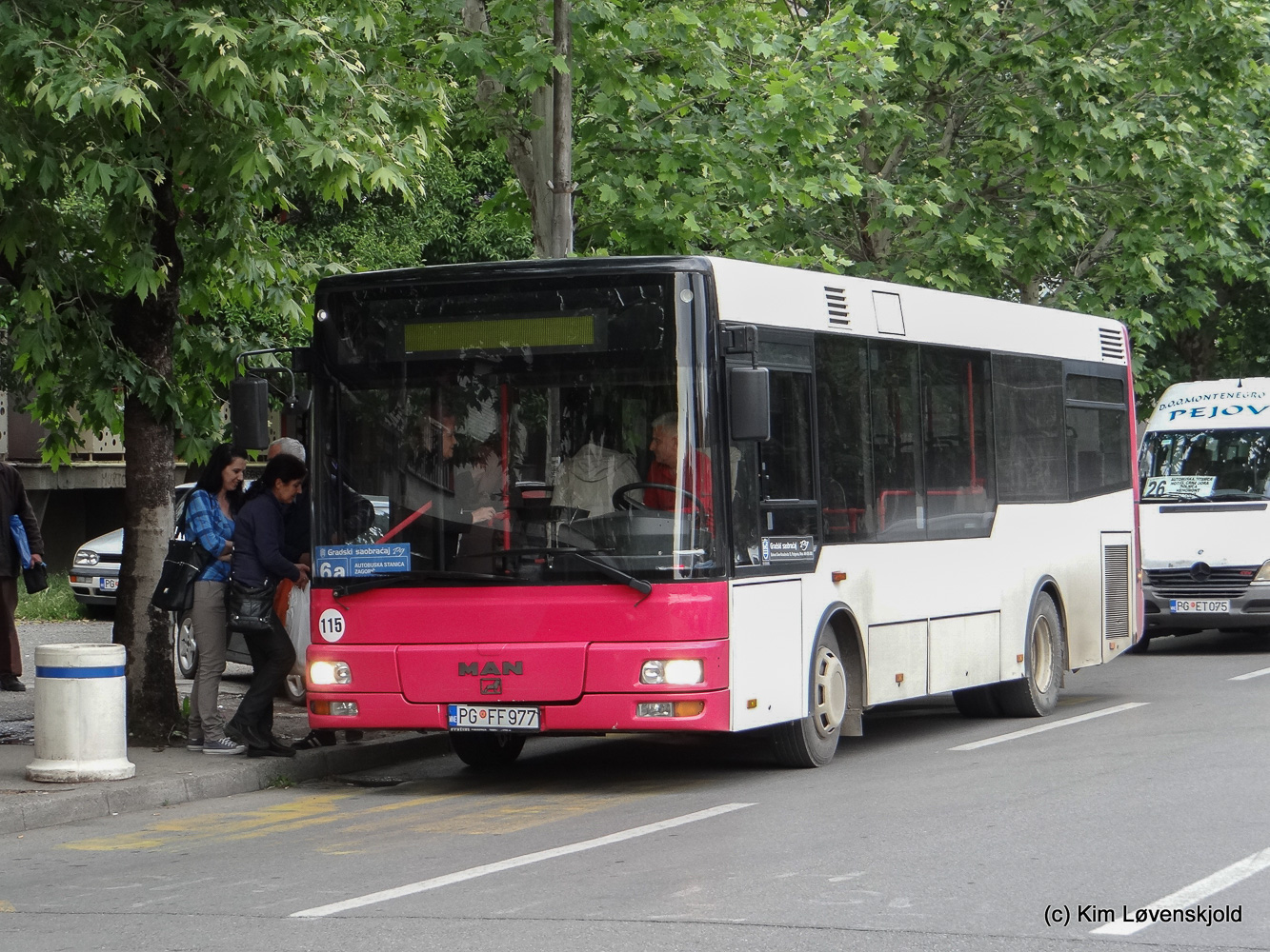 Чарнагорыя, Göppel (MAN NM223) № 115