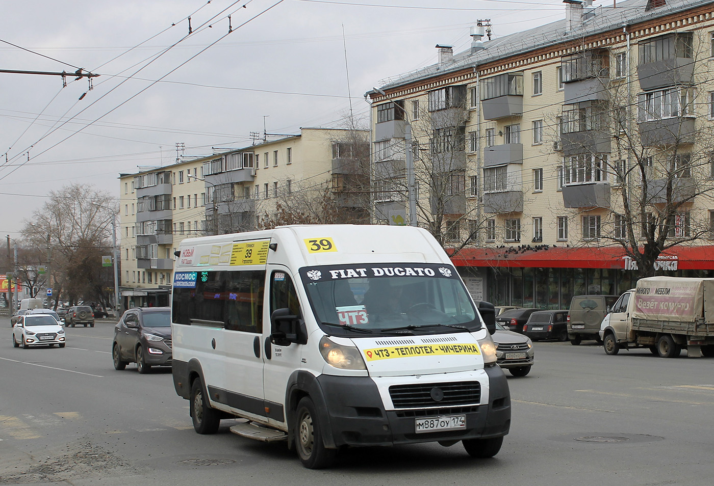 Челябинская область, Нижегородец-FST613 (FIAT Ducato) № М 887 ОУ 174
