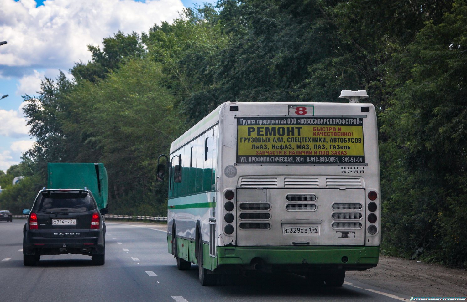 Новосибирская область, ЛиАЗ-5256.60 № Е 329 СВ 154