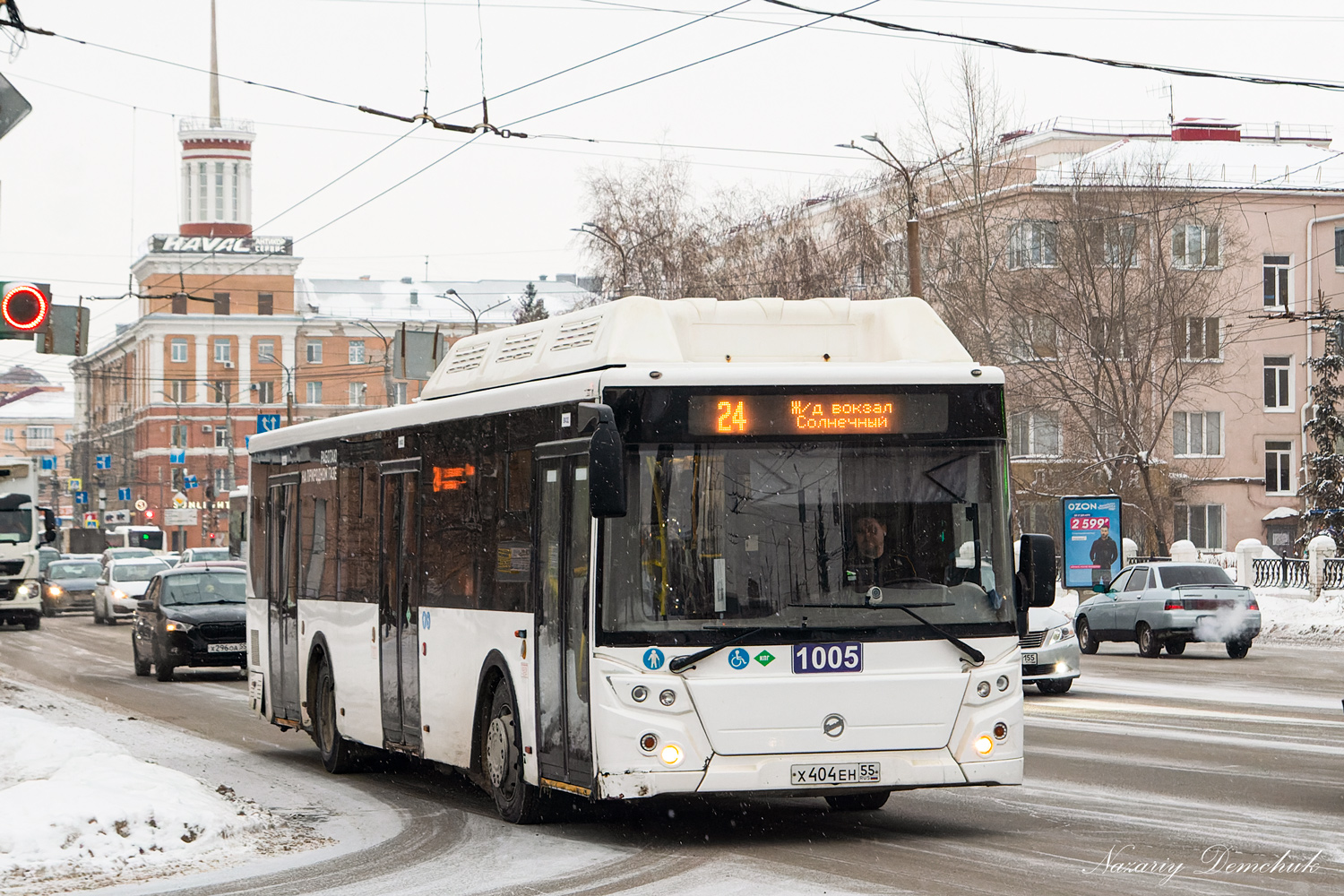 Омская область, ЛиАЗ-5292.67 (CNG) № 1005