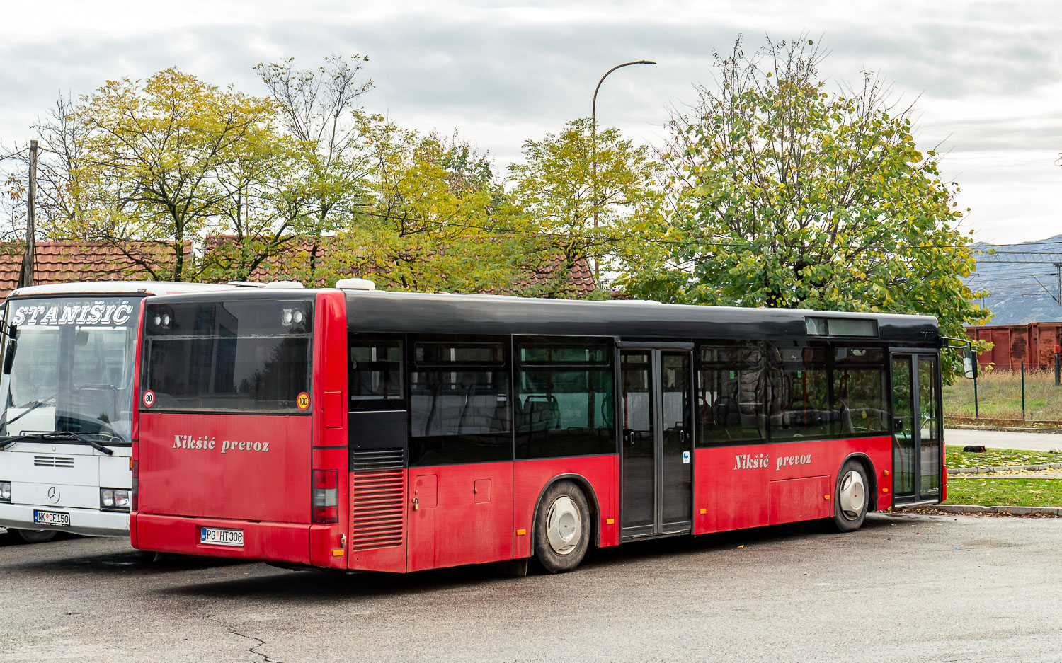 Черногория, Mercedes-Benz O408 № NK CE150; Черногория, MAN A21 NL223 № PG HT306