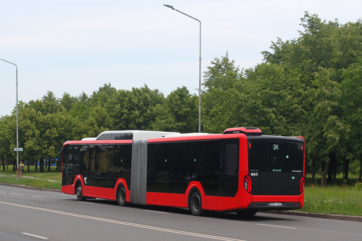 Литва, MAN 18C Lion's City 18 G NG320 EfficientHybrid № 441
