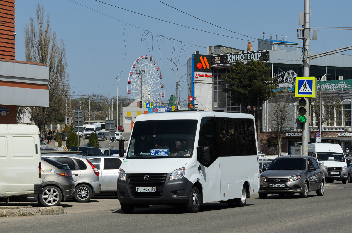 Ставропольский край, ГАЗ-A64R45 Next № М 114 СУ 126