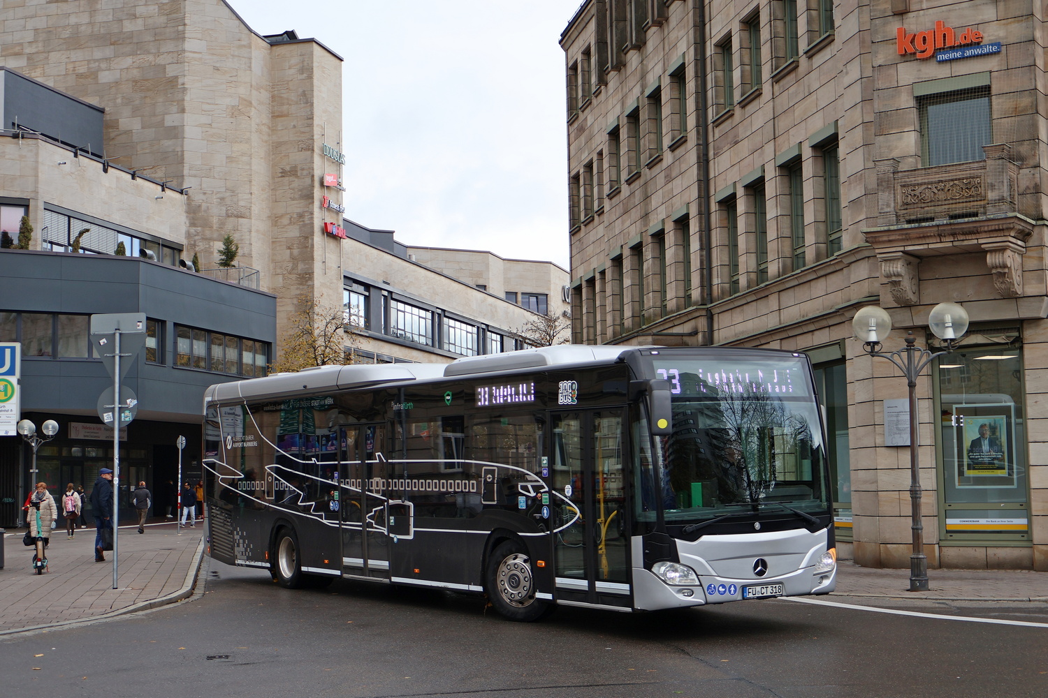 Бавария, Mercedes-Benz Citaro C2 LE hybrid № 318