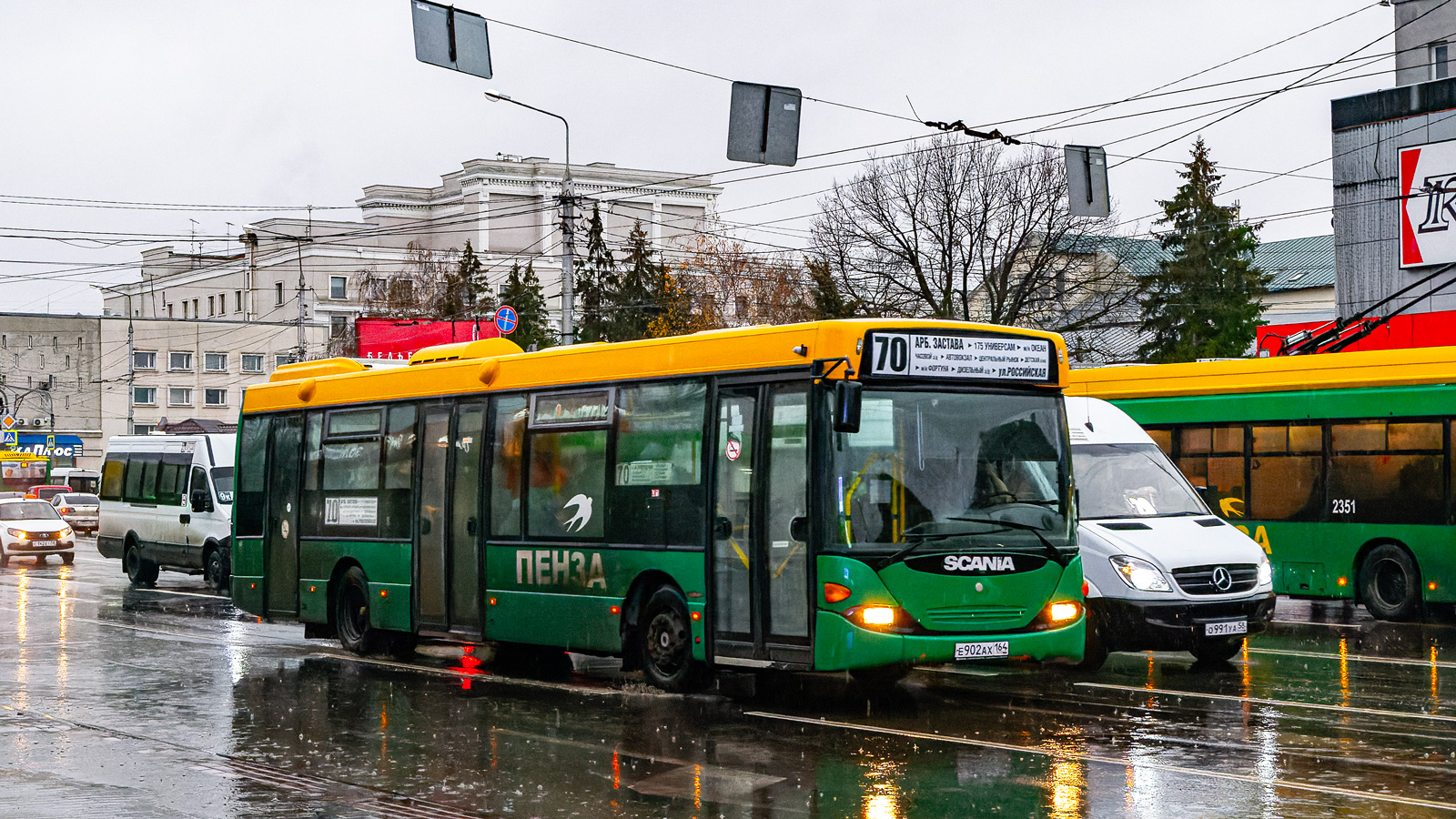 Penza region, Scania OmniLink I (Scania-St.Petersburg) č. Е 902 АХ 164