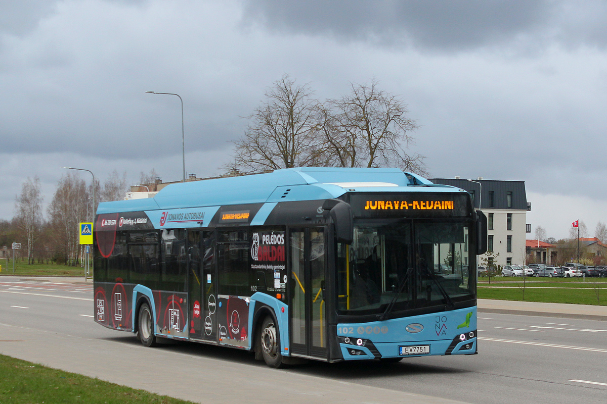 Литва, Solaris Urbino IV 12 electric № 102