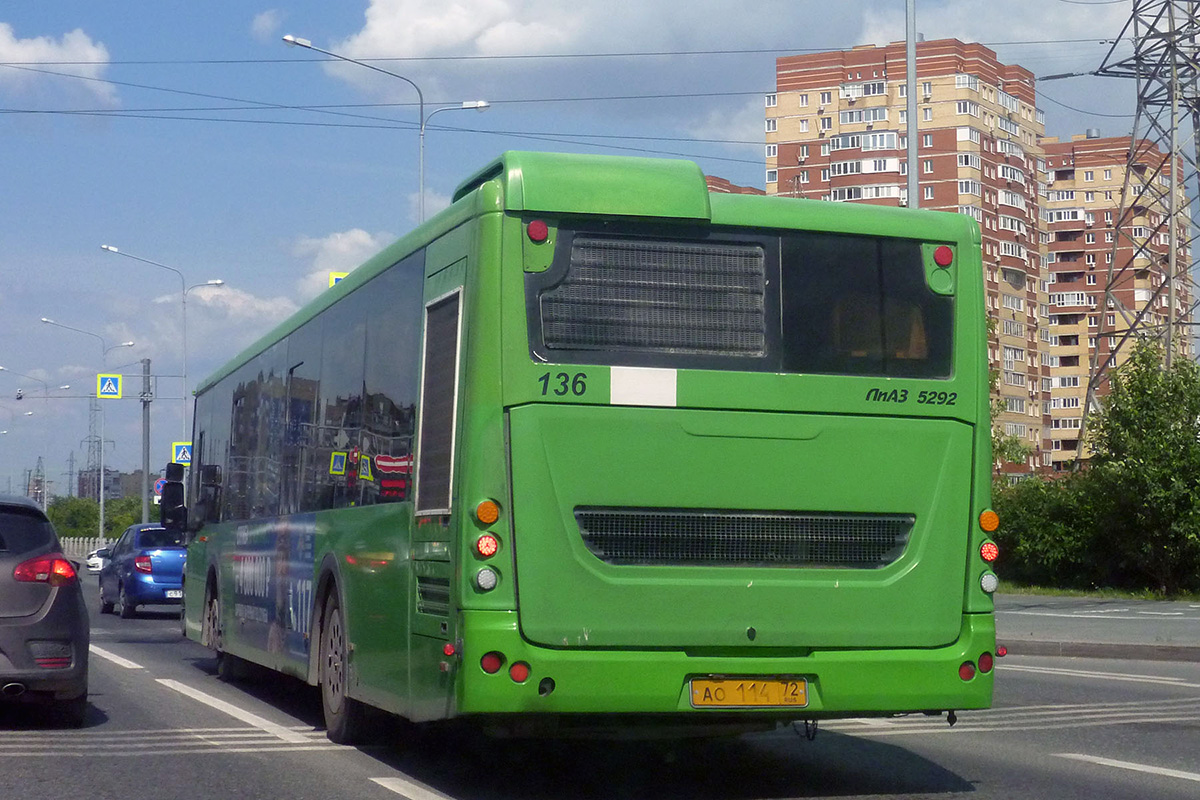 Тюменская область, ЛиАЗ-5292.65 № 136