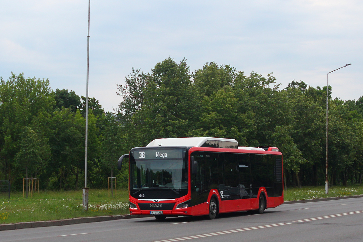 Литва, MAN 12C Lion's City 12 G NL280 EfficientHybrid № 412
