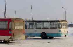 Omsk region, LiAZ-677M # 1380; Omsk region, LiAZ-677M # 1480; Omsk region — Bus stops