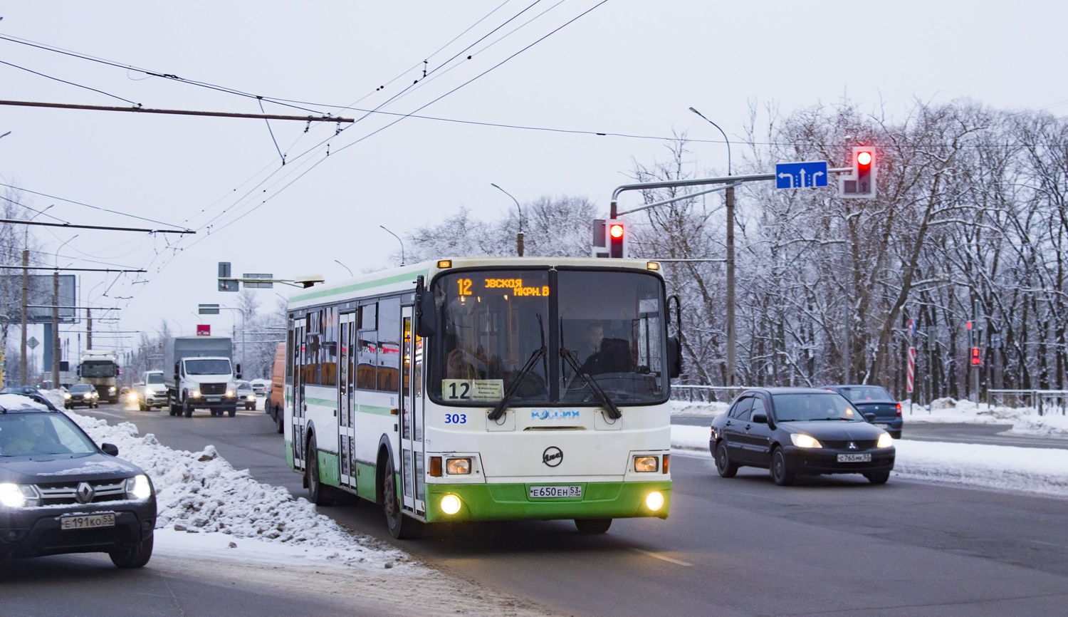 Новгородская область, ЛиАЗ-5256.53 № 303