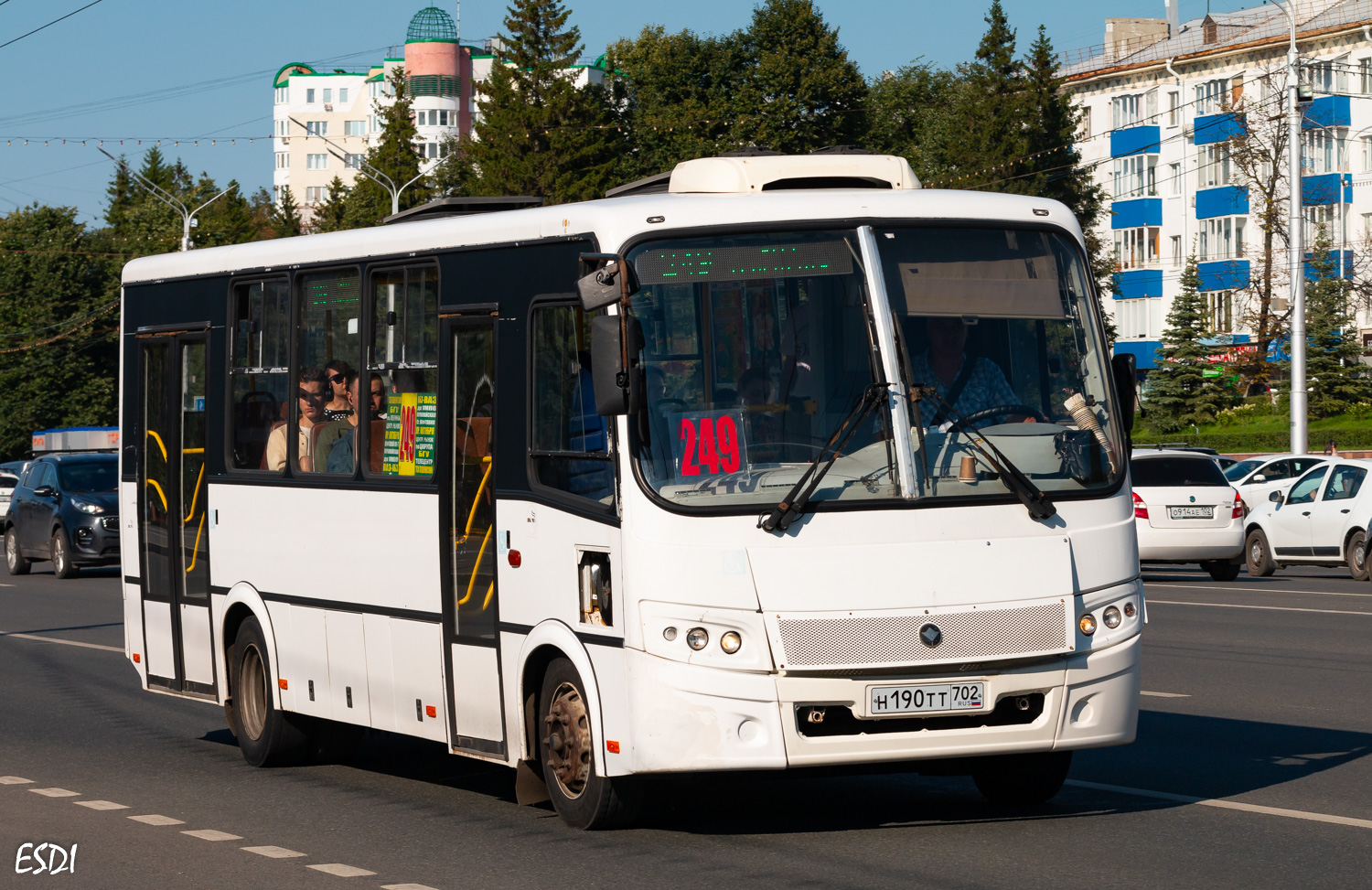 Башкартастан, ПАЗ-320414-04 "Вектор" (1-2) № Н 190 ТТ 702