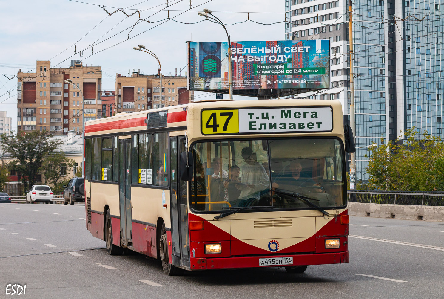 Свердловская область, Mercedes-Benz O405N (SAM) № А 495 ЕН 196