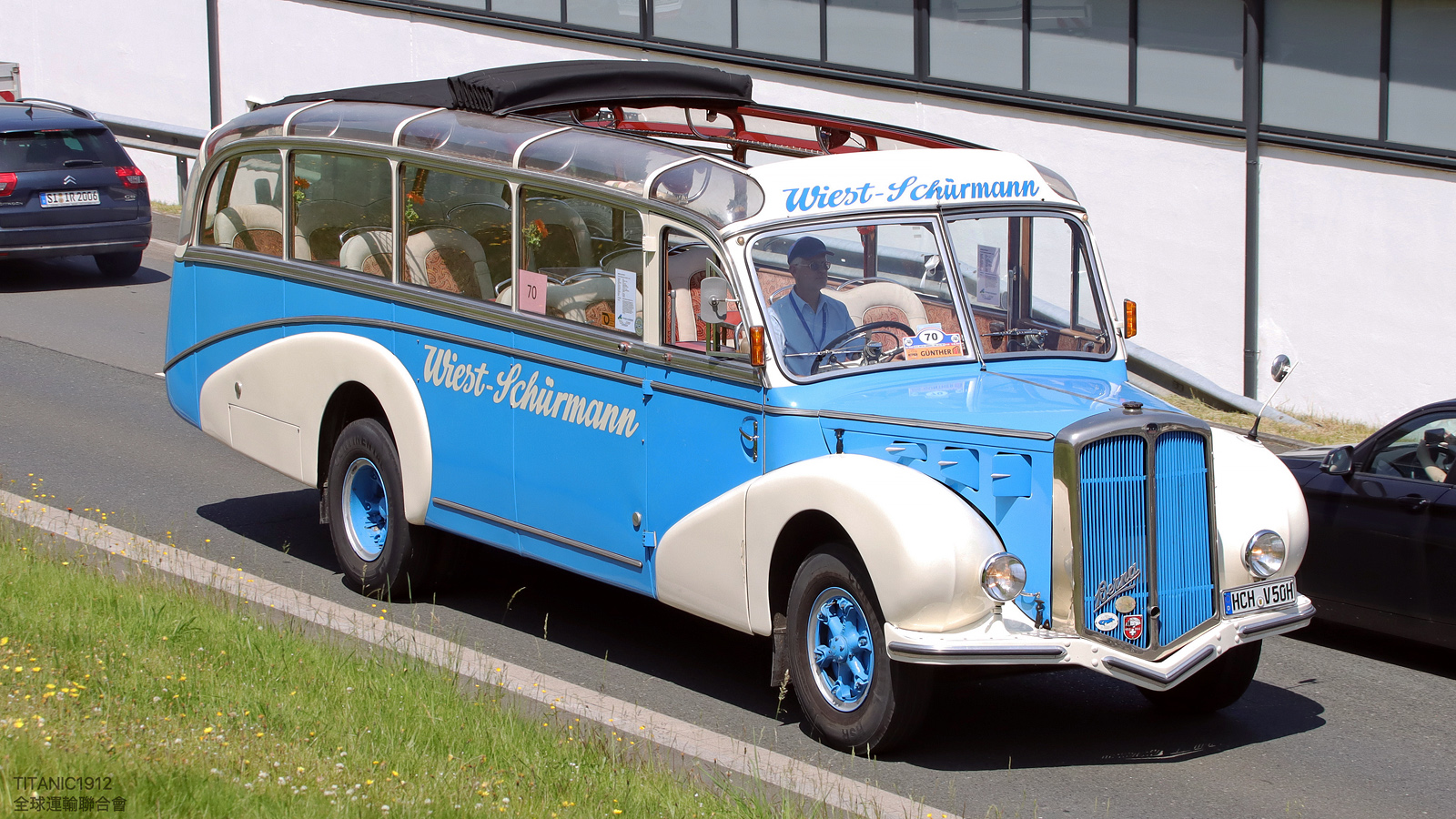 Баден-Вюртемберг, Ramseier & Jenzer (R&J) № HCH-V 50H; Северный Рейн-Вестфалия &mdash; 130 лет с запуска первого в мире автобусного маршрута