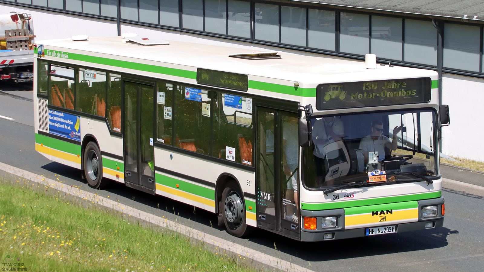 Северный Рейн-Вестфалия, MAN A10 NL202 № 36; Северный Рейн-Вестфалия &mdash; 130 лет с запуска первого в мире автобусного маршрута