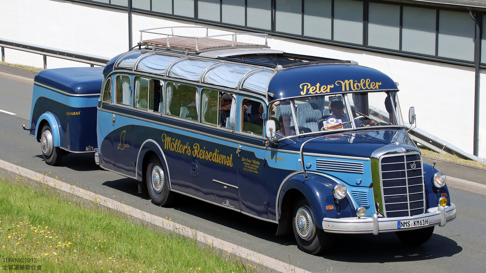 Шлезвиг-Гольштейн, Mercedes-Benz O3500 № NMS-KM 61H; Северный Рейн-Вестфалия &mdash; 130 лет с запуска первого в мире автобусного маршрута