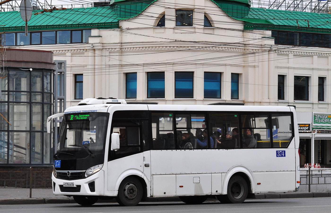 Омская область, ПАЗ-320435-04 "Vector Next" № 374