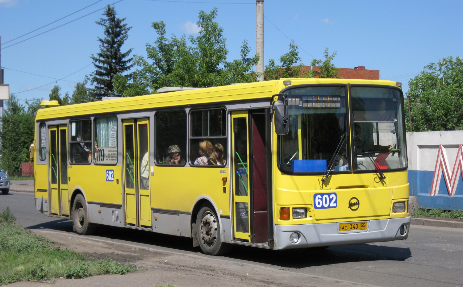 Омская область, ЛиАЗ-5256.45 № 602