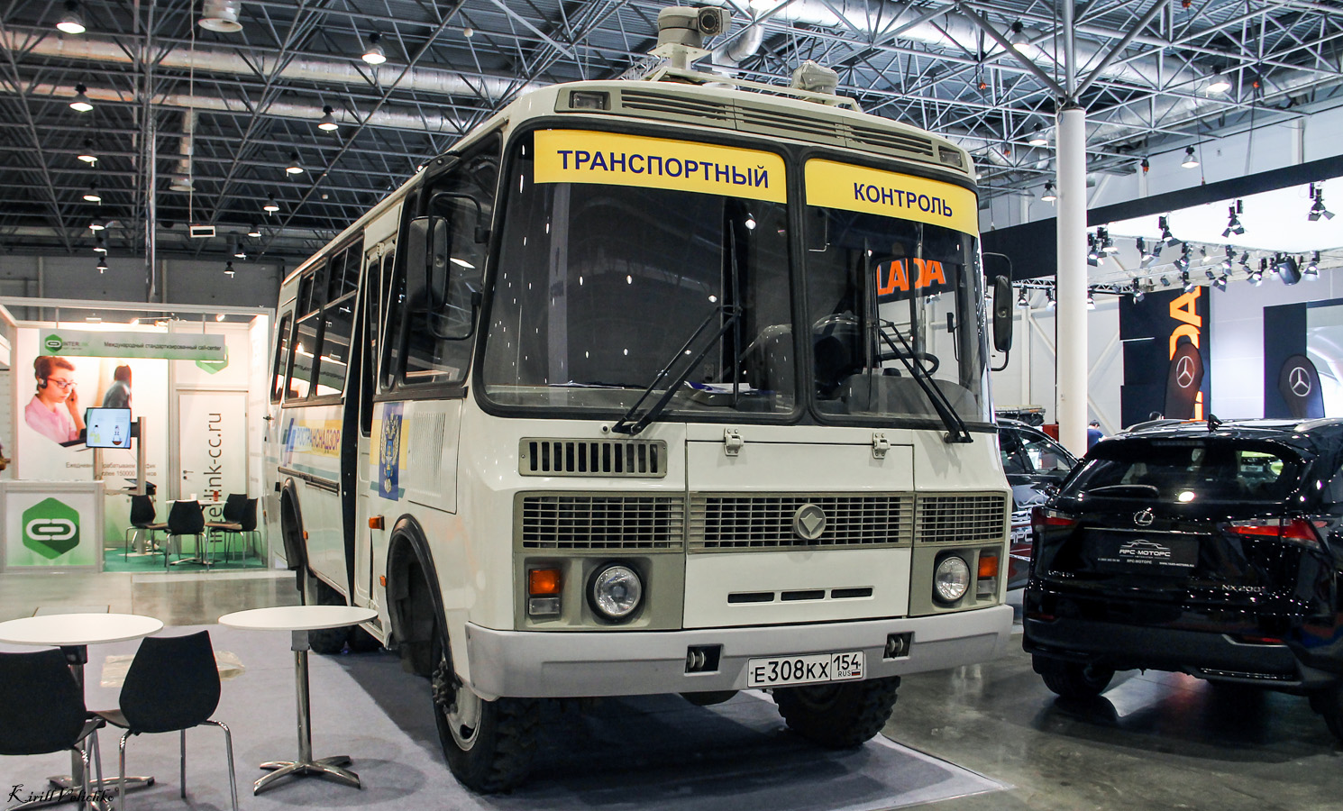 Новосибирская область, ПАЗ-3206-110 № Е 308 КХ 154; Новосибирская область &mdash; VI Международный форум "Транспорт Сибири"