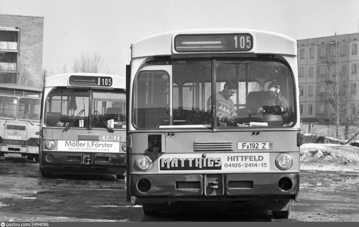 Омская область, Mercedes-Benz O305 № 1550; Омская область, Mercedes-Benz O305 № 1552; Омская область — Исторические фотографии; Омская область — ПАТП; Омская область — Разные фотографии