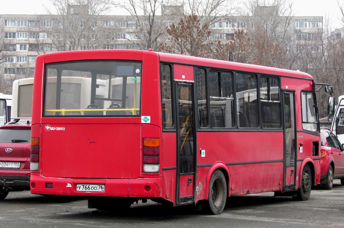 Башкортостан, ПАЗ-320412-14 № У 766 ОО 76