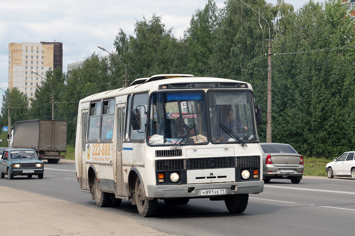 Коми, ПАЗ-32054 № Н 891 ХЕ 11