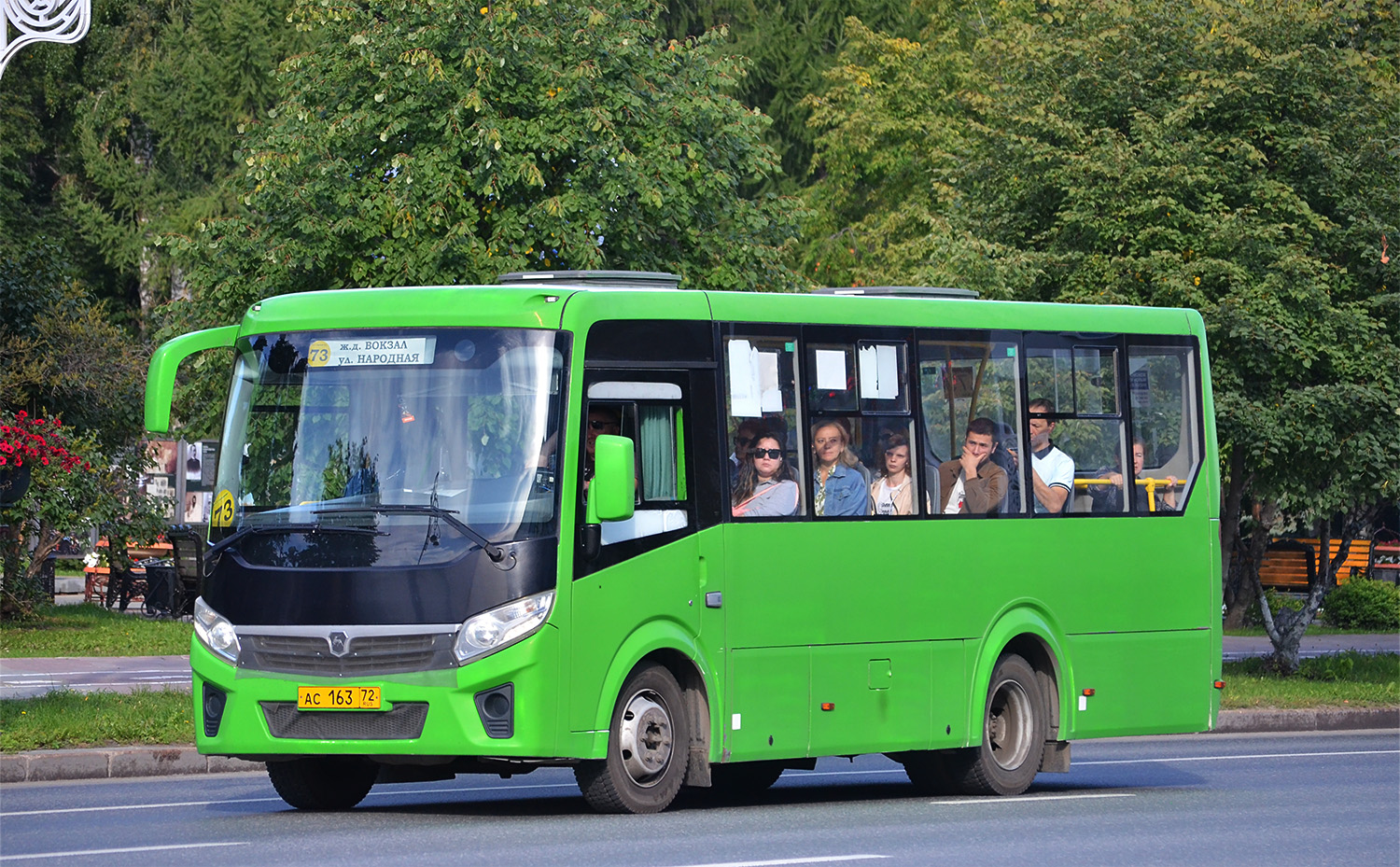 Тюменская область, ПАЗ-320435-04 "Vector Next" № АС 163 72