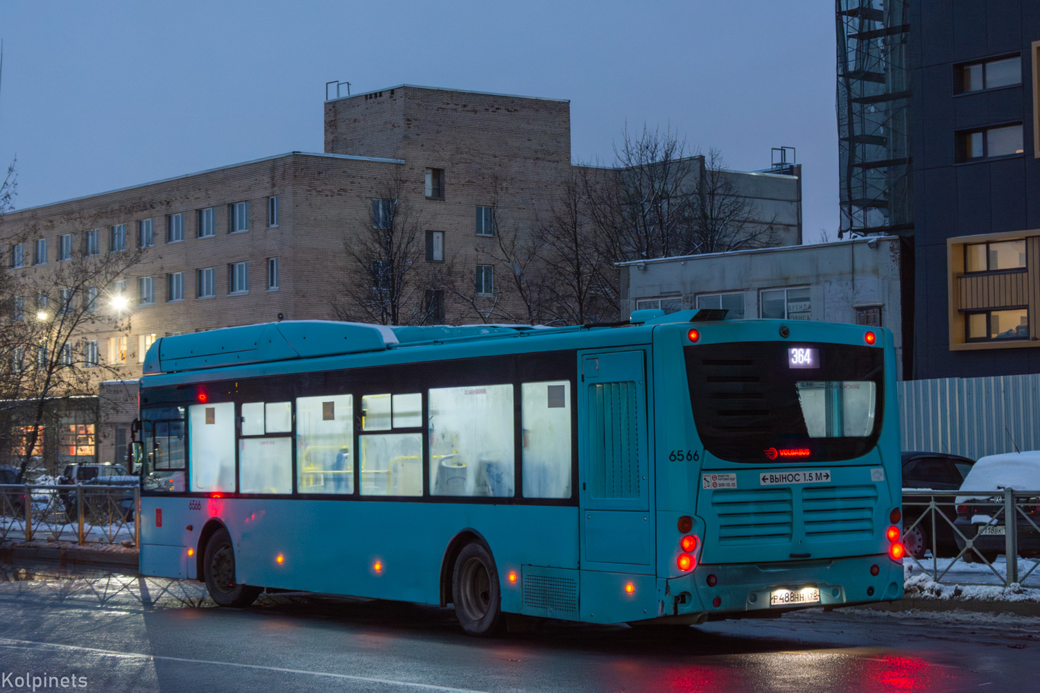 Санкт-Пецярбург, Volgabus-5270.G4 (CNG) № 6566