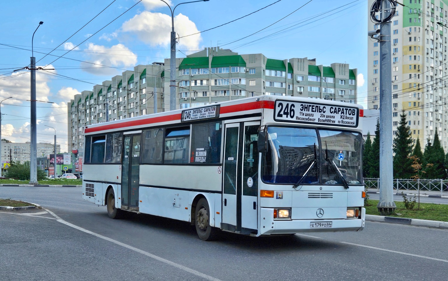 Саратовская область, Mercedes-Benz O405 № Х 179 РО 64