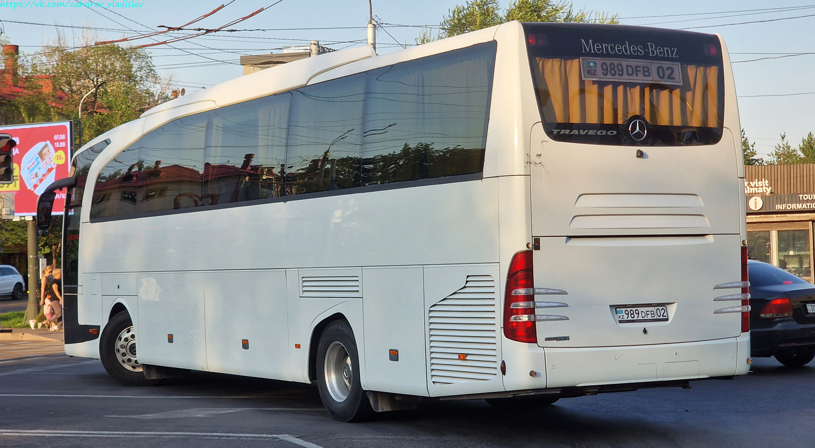 Almaty, Mercedes-Benz Travego II 15RHD facelift č. 989 DFB 02