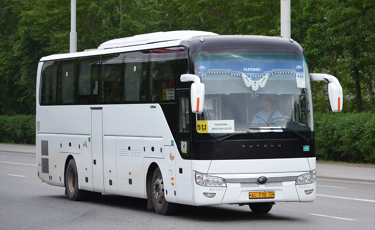 Тюменская область, Yutong ZK6122H9 № АС 710 72