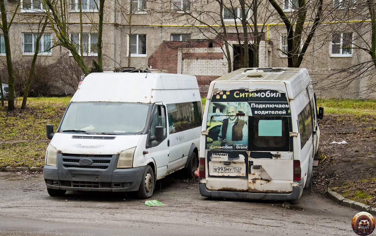 Нижегородская область, Нижегородец-222702 (Ford Transit) № В 993 МУ 152; Нижегородская область &mdash; Автобусы без номеров