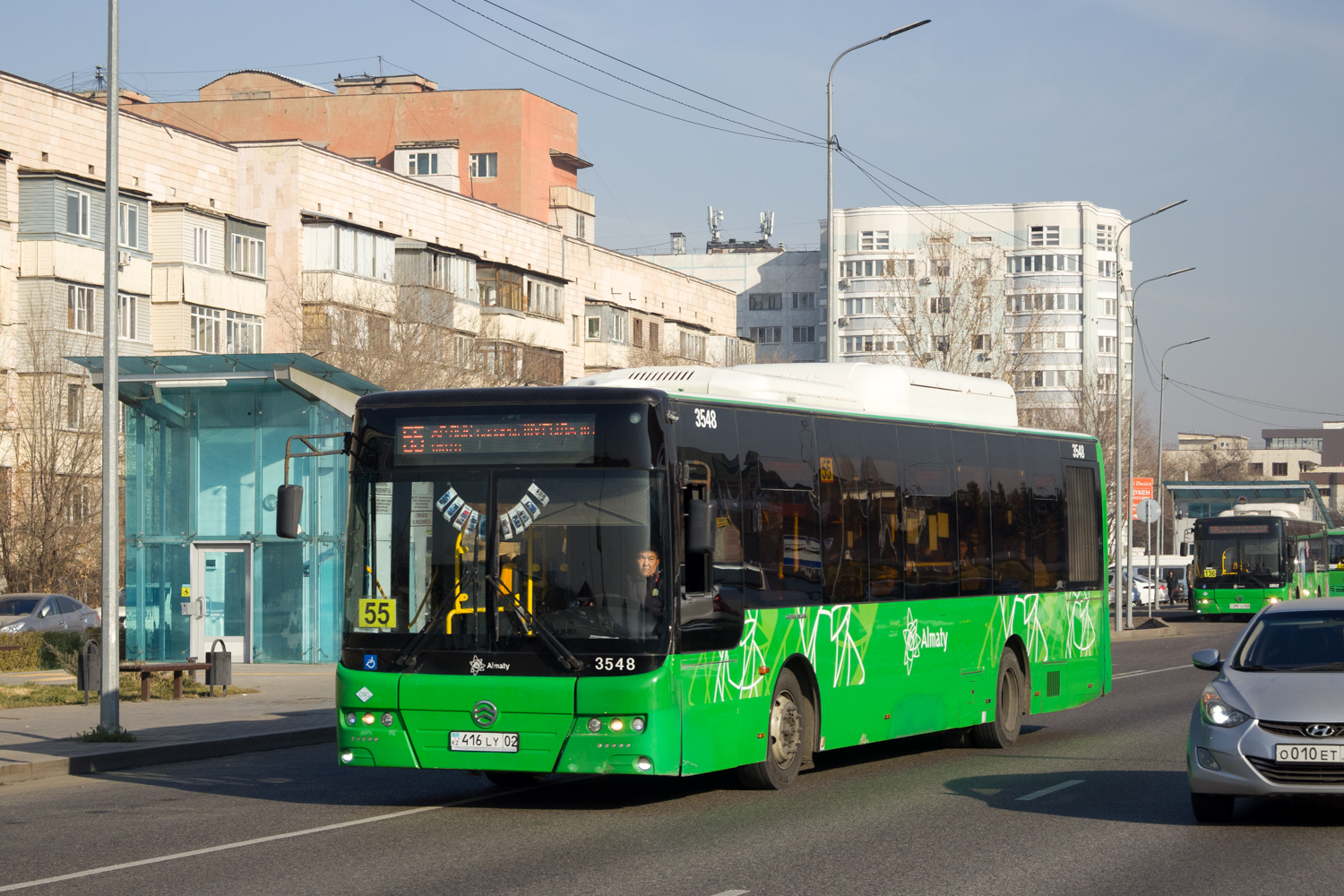 Алматы, Golden Dragon XML6125CN (Hyundai Trans Auto) № 3548