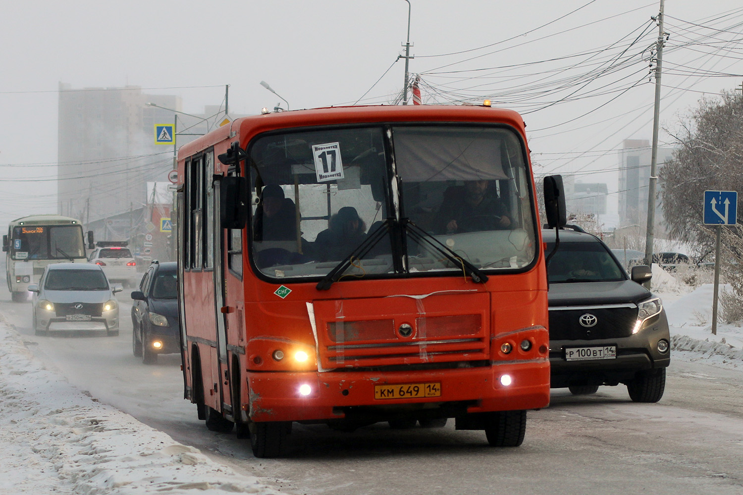 Саха (Якутия), ПАЗ-320302-08 № КМ 649 14