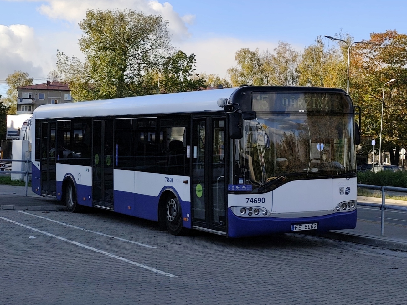 Латвия, Solaris Urbino II 12 № 74690