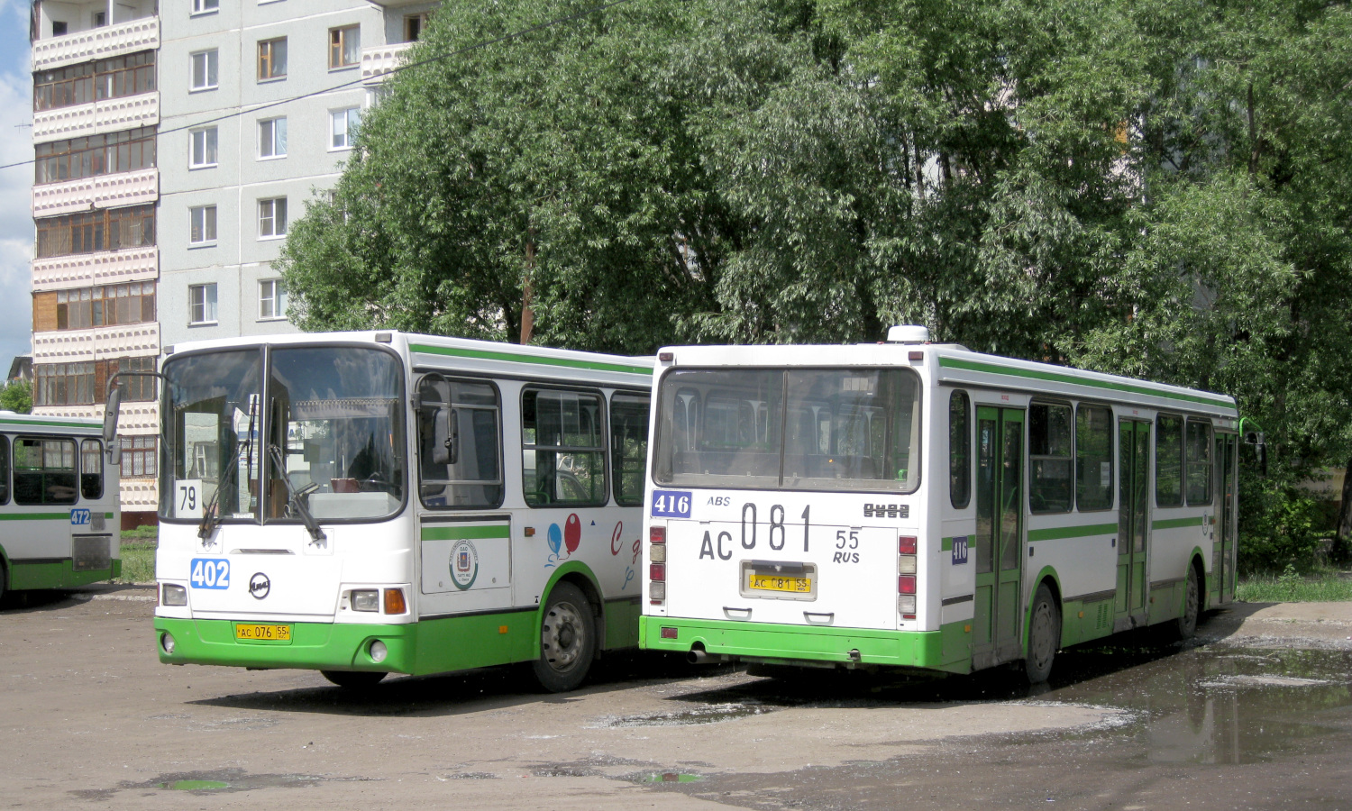 Омская область, ЛиАЗ-5256.45 № 416