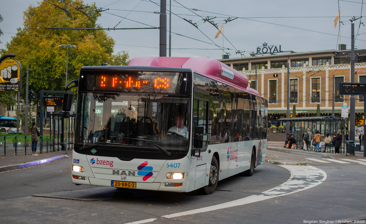 Нидерланды, MAN A21 Lion's City NL273 CNG № 5407