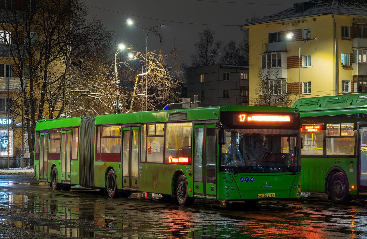 Псковская область, МАЗ-216.066 № 167
