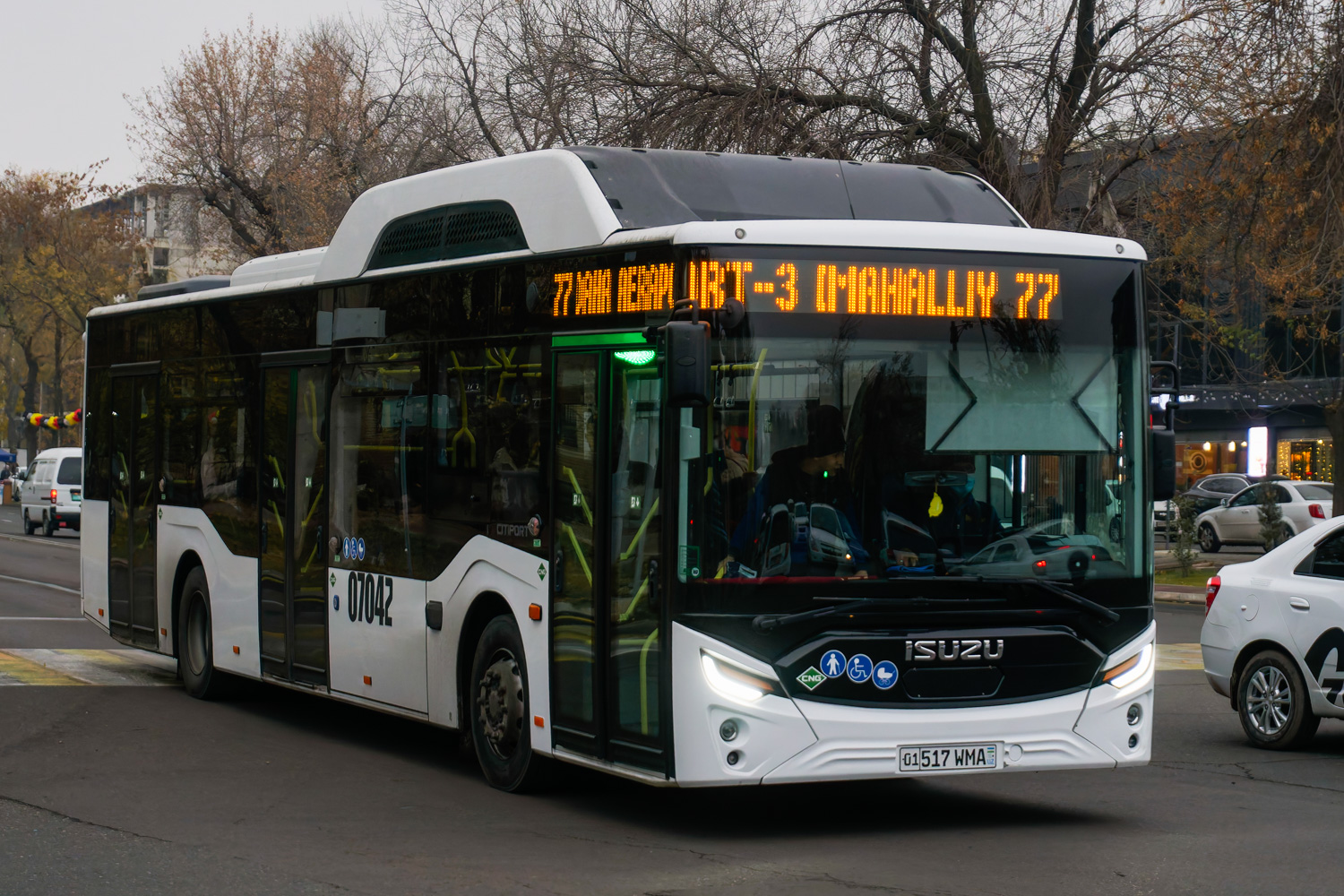 Узбекистан, Anadolu Isuzu Citiport 12 CNG № 07042