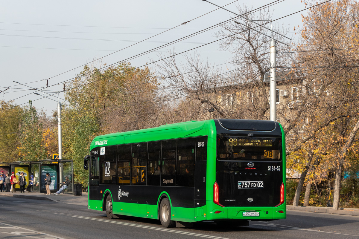 Алматы, Skywell NJL6128BEV (СемАЗ) № 5184-S2