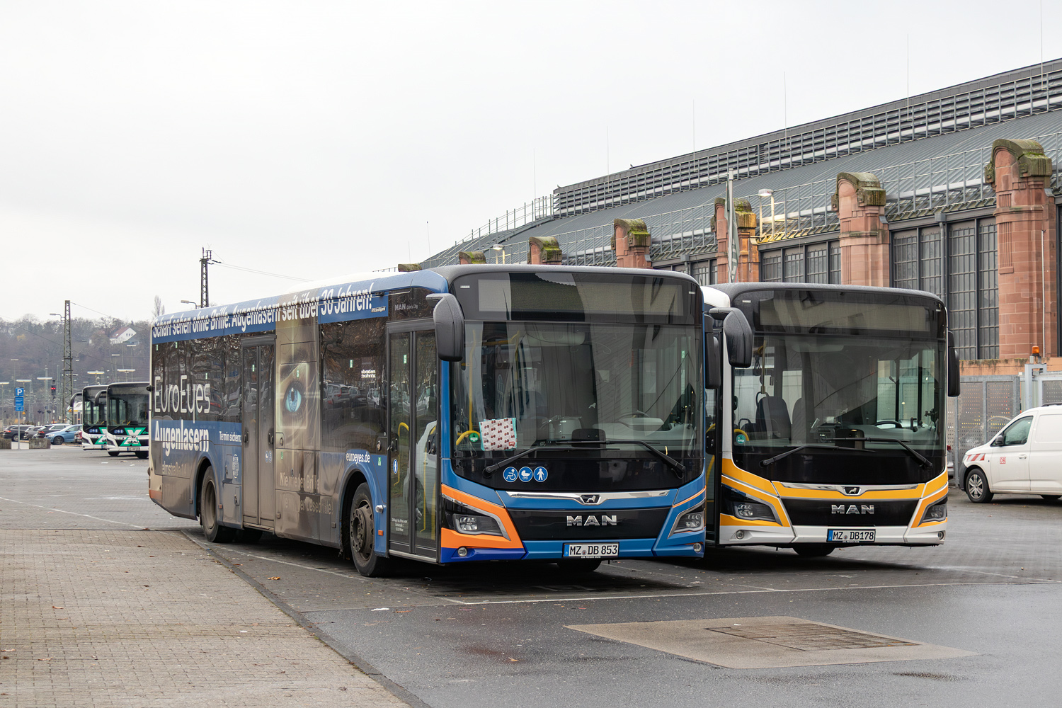 Rhineland-Palatinate, MAN 12C Lion's City 12 NL330 EfficientHybrid Nr MZ-DB 853