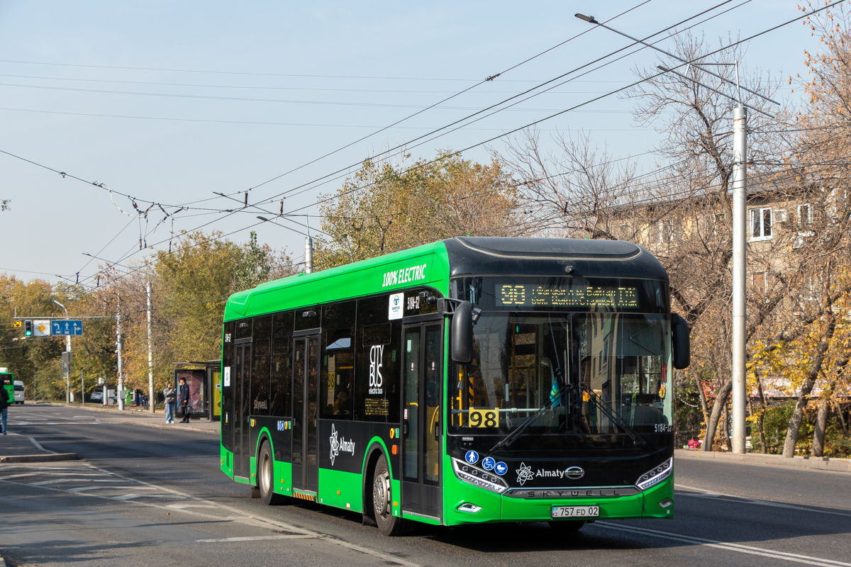 Алматы, Skywell NJL6128BEV (СемАЗ) № 5184-S2