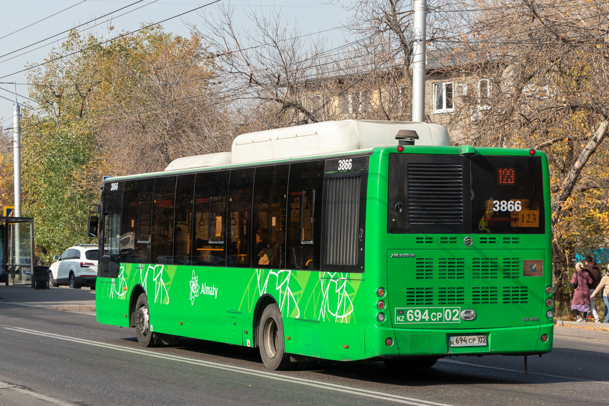 Алматы, Golden Dragon XML6125CN (Hyundai Trans Auto) № 3866