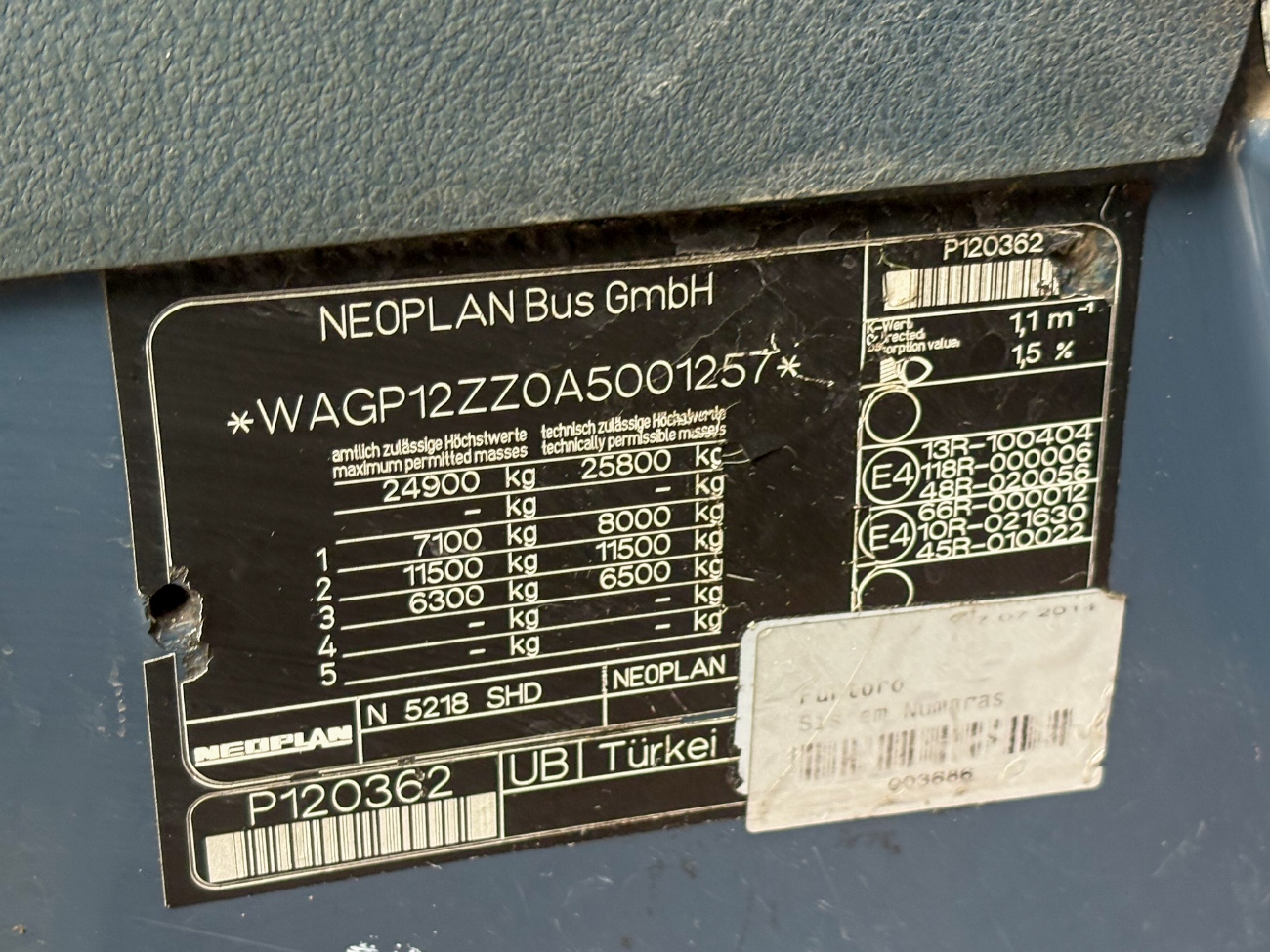 Турция, Neoplan P12 N5218/3SHDL Starliner L № 34 KVA 581