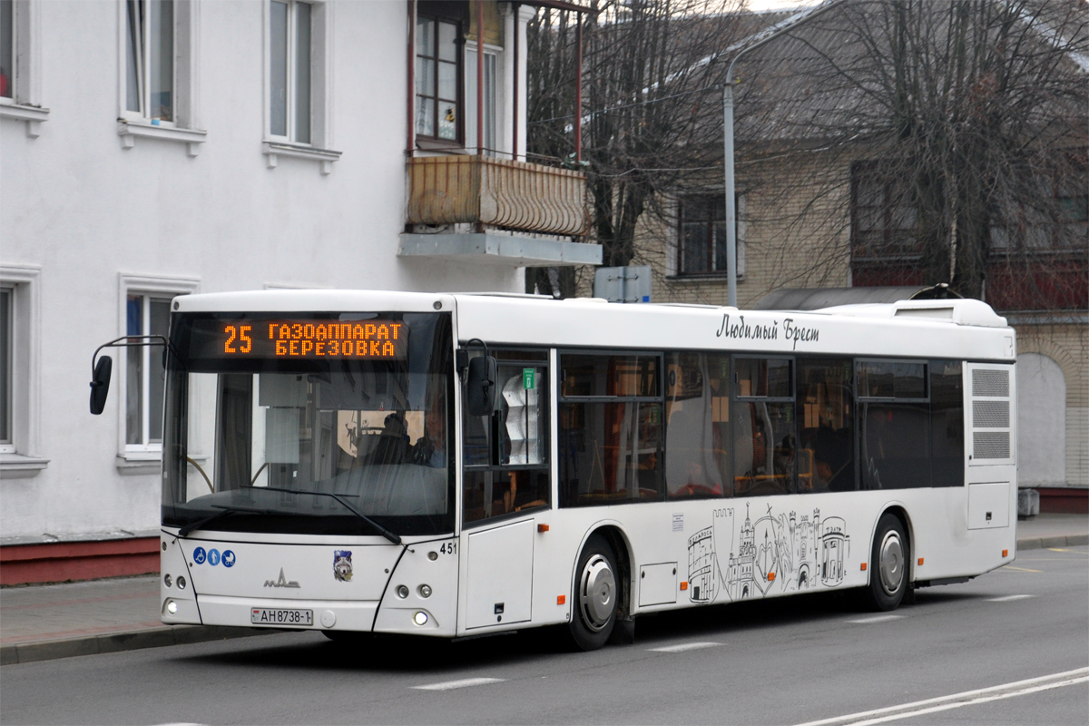 Брестская область, МАЗ-203.016 № 451