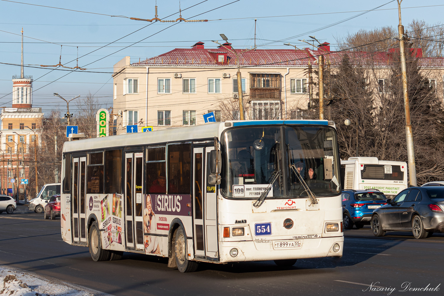 Омская область, ЛиАЗ-5256.53 № 554