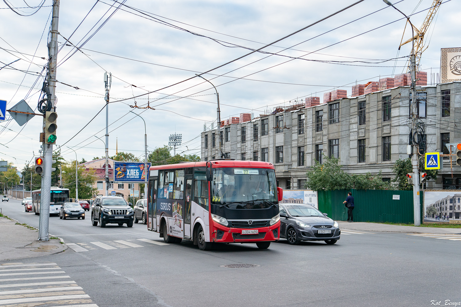 Рязанская область, ПАЗ-320435-04 "Vector Next" № О 334 ТВ 62
