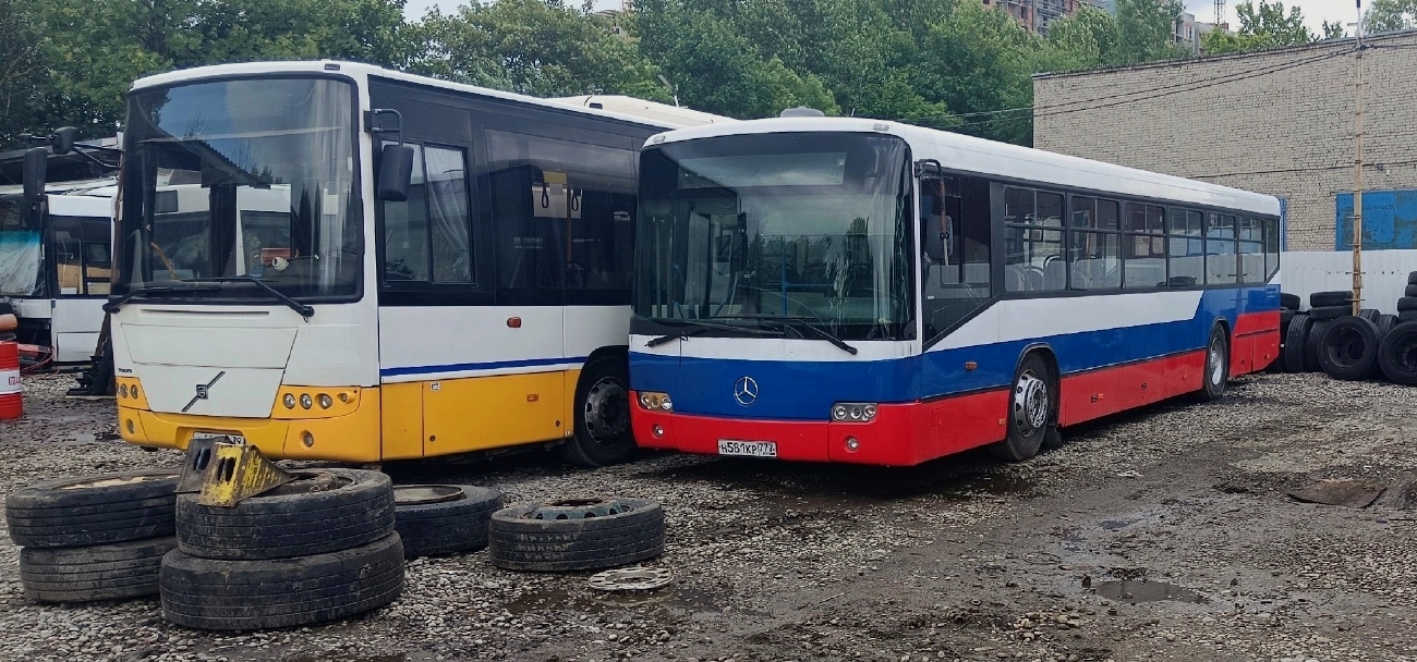 Калининградская область, Volvo 8700LE № С 685 МА 39; Калининградская область, Mercedes-Benz O345 Conecto C № Н 581 КР 777