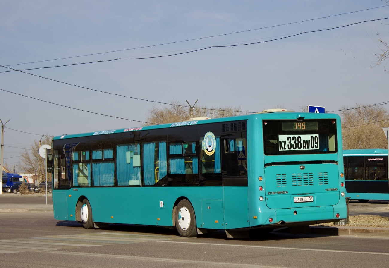 Карагандинская область, Yutong ZK6118HGA (QazTehna) № 338 AV 09