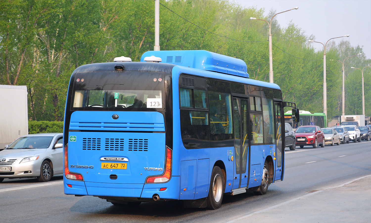 Тюменская область, Yutong ZK6852HG № АС 647 72